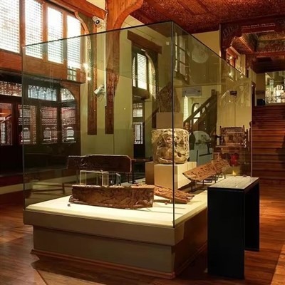 Roterande Museum Showcase