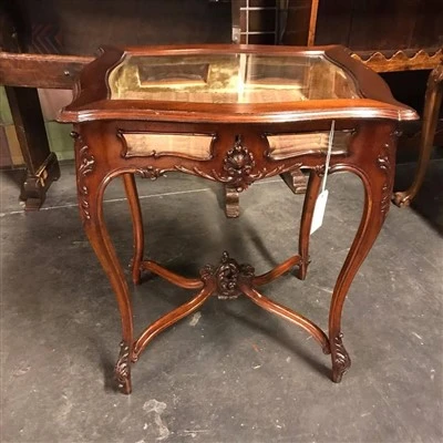 Vintage smycken Vitrine