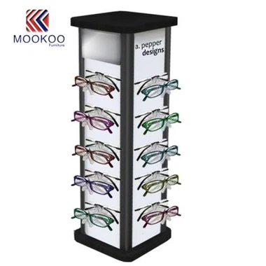 Showcases för optisk butik