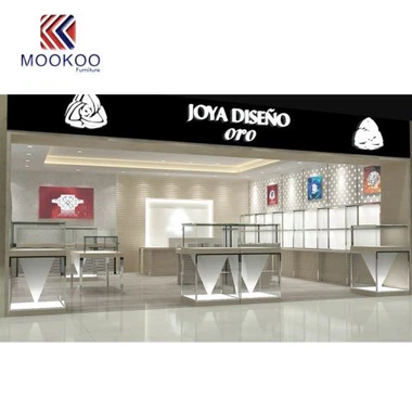 Ultra Clear Glass Smycken Showcase