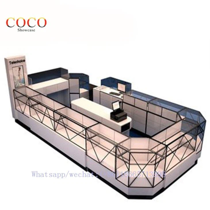 Glass Display Jewelry Kiosk