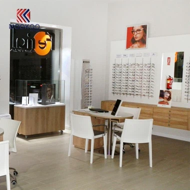 Optisk displayväggglasögon Kiosk Inredning Showcase
