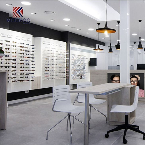 Svartvitt glasögon Butik Inredningsglasögonvägg