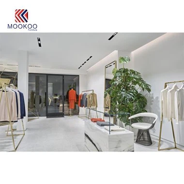 Fabrik för fashionabla klädbutiker Design Damkläder Shop Design från CHINA MOOKOO