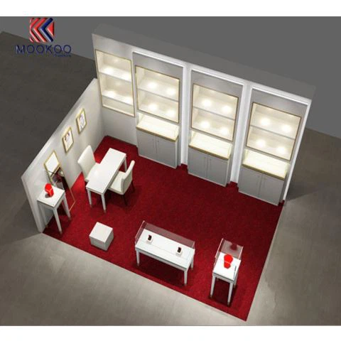 High End Factory Pris Glas Smycken Kiosk