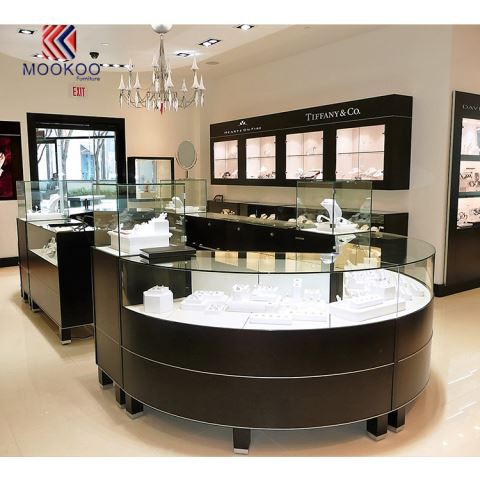 Ultra Clear Whole Glass smycken visar kundanpassade i Kina